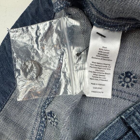 Talbots Embroidered Boho Soft Comfy Lightweight Lyocel Blend Skirt Women's SZ 16 - Picture 5 of 5